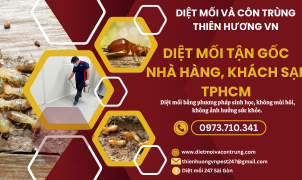 Diệt mối tận gốc nhà hàng, khách sạn TPHCM