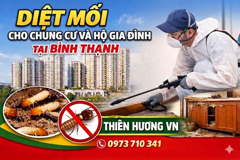 Diệt mối cho chung cư và hộ gia đình tại Bình Thạnh