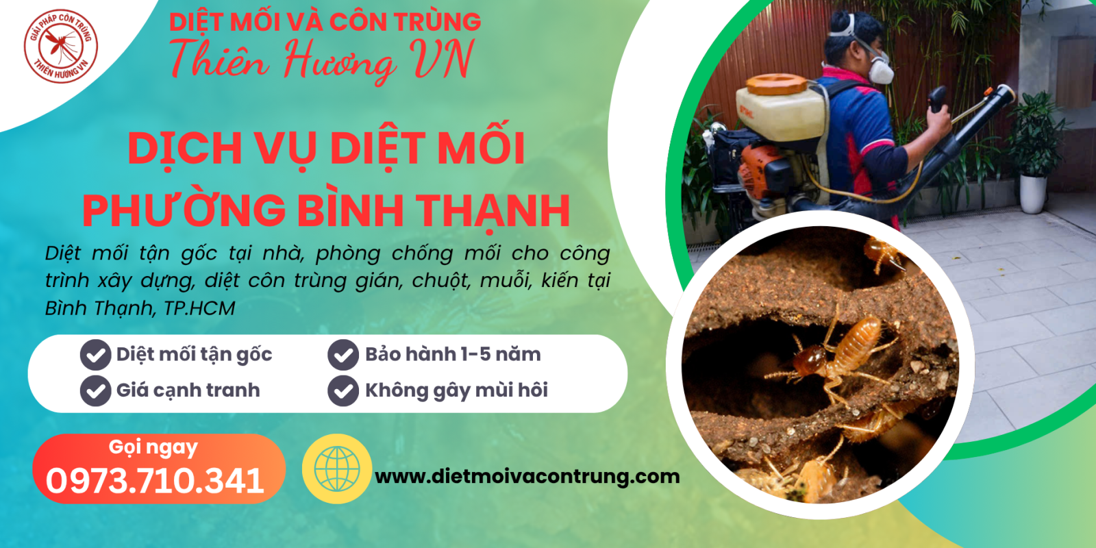 Dịch vụ diệt mối phường Bình Thạnh