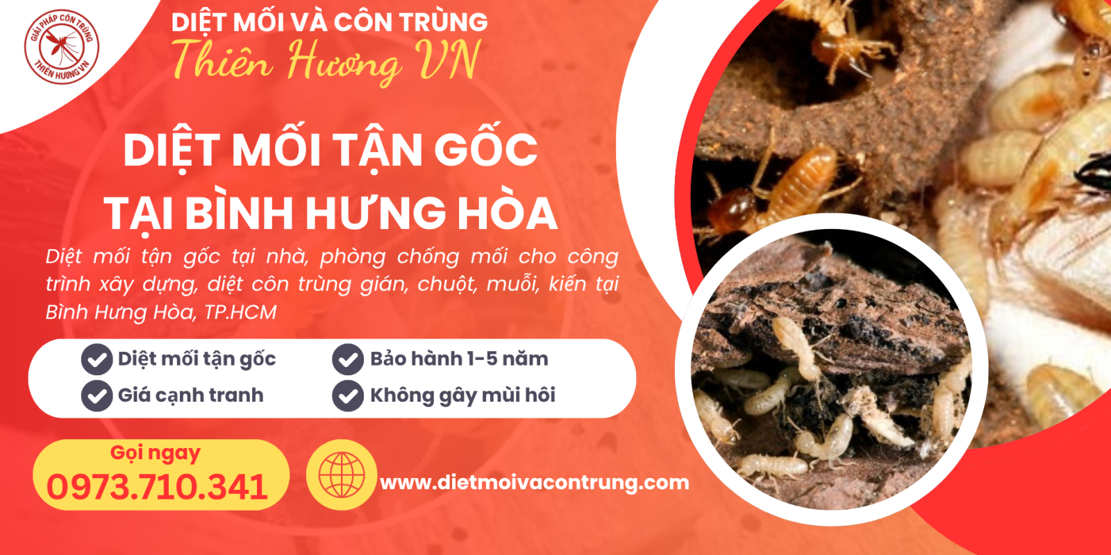 Diệt mối tận gốc tại Bình Hưng Hòa