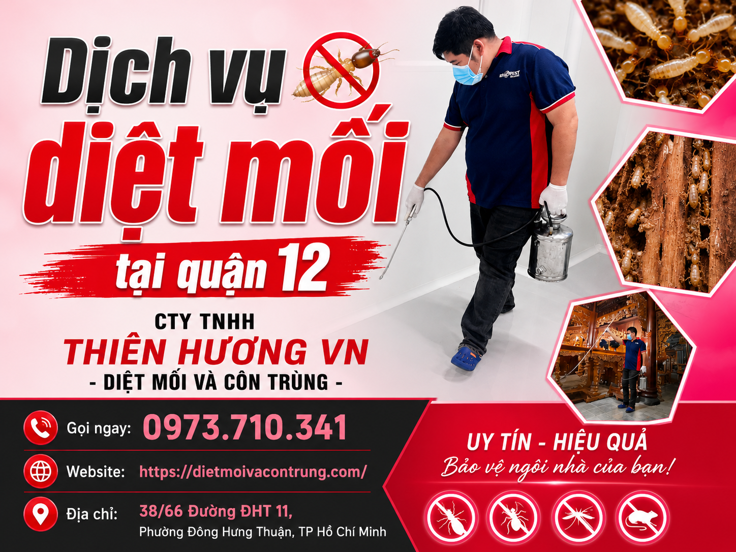Dịch vụ diệt mối tại quận 12