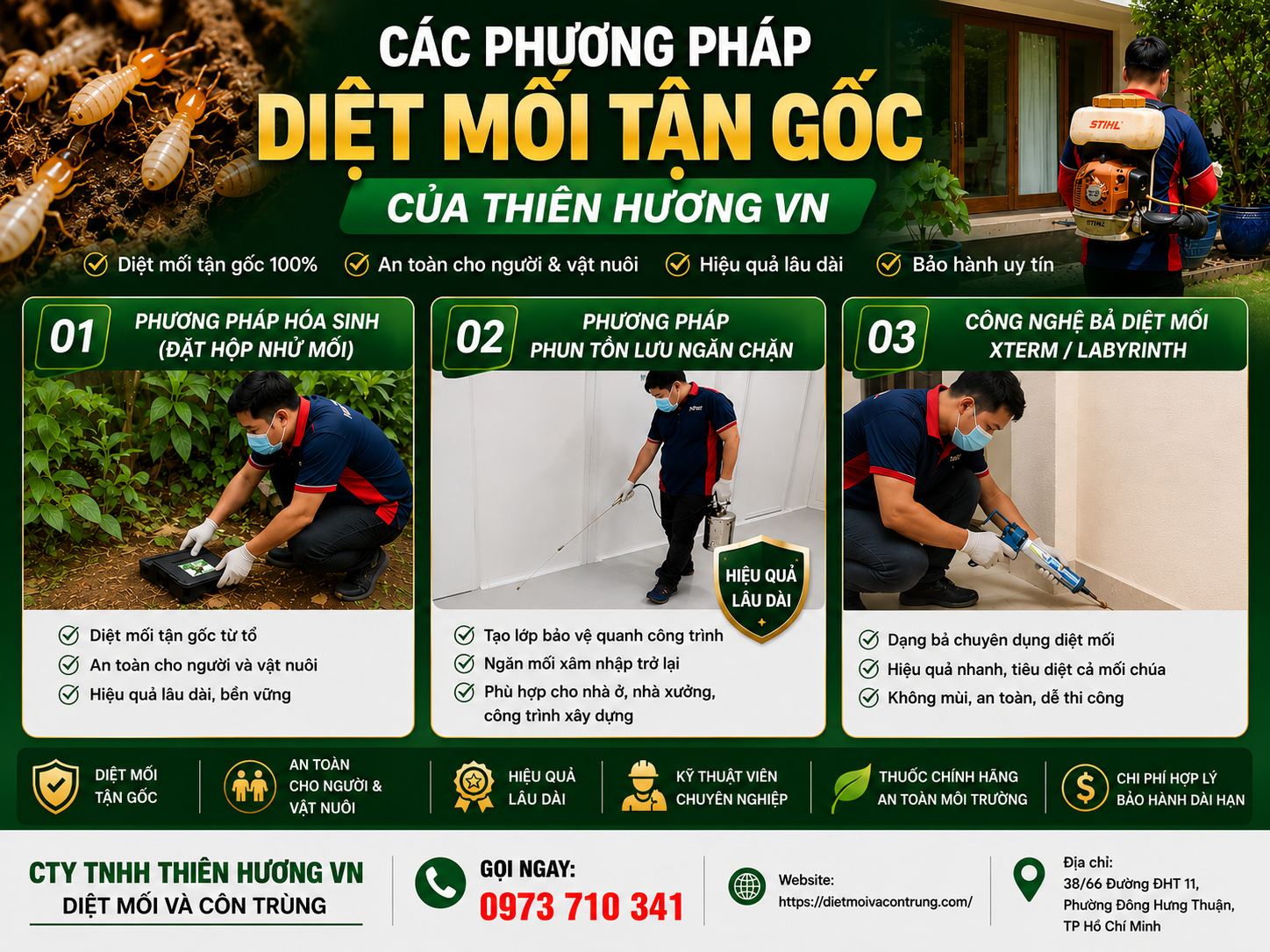 Dịch vụ diệt mối tại quận 12