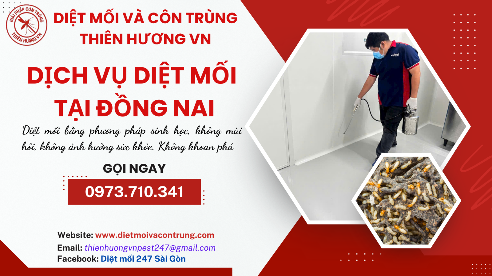 Dịch vụ diệt mối tại Đồng Nai: Thiên Hương VN