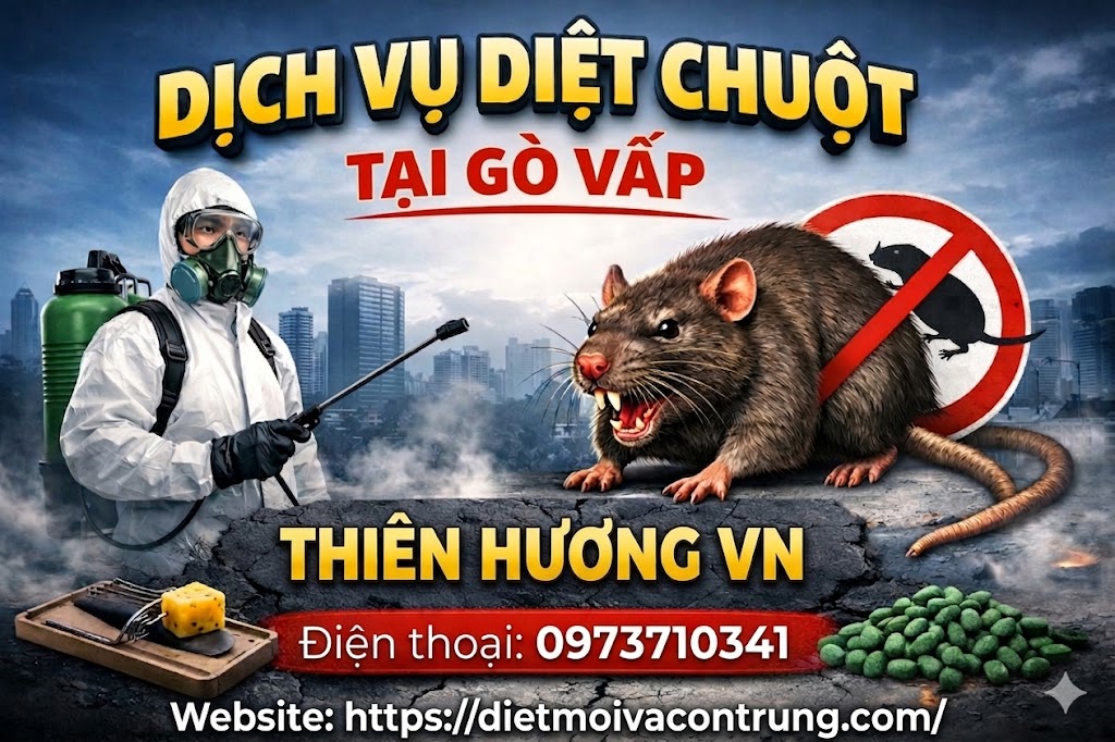 Dịch vụ diệt chuột tại Gò Vấp