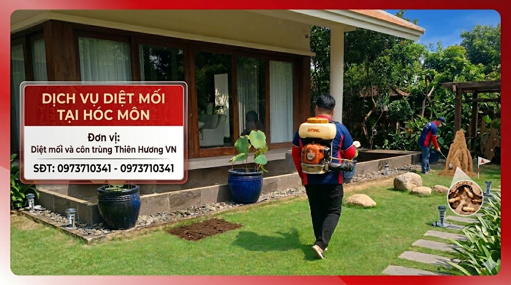 Dịch vụ diệt mối tại Hóc Môn